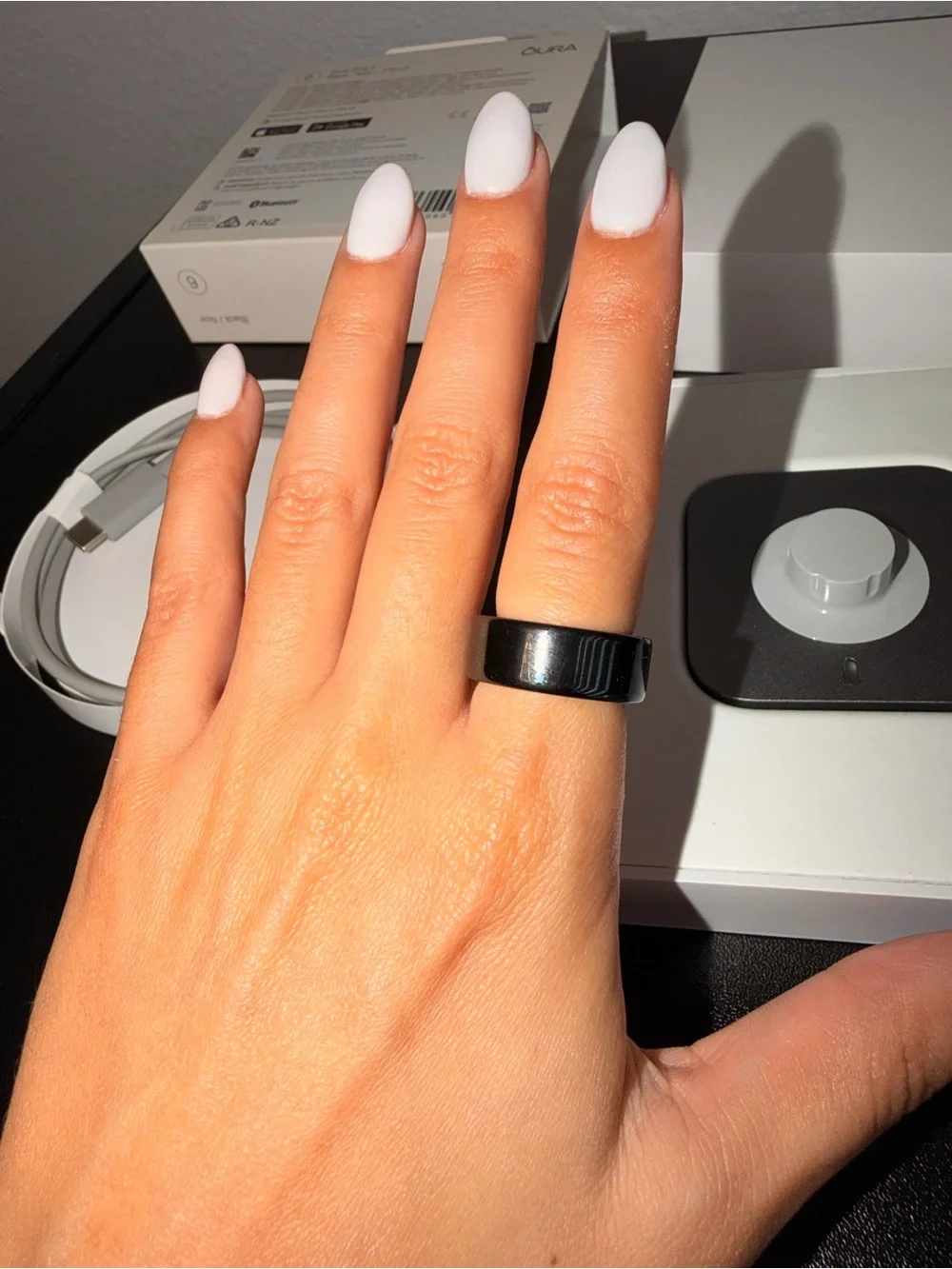Oura Ring Gen 4 Black Size 6 | Fully Functional